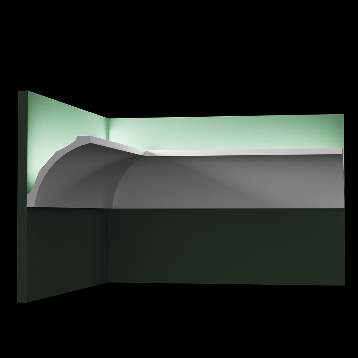 1/4 Round Cove Crown Molding