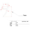 Profile drawing of Calabasas Molding for Indirect Lighting with labeled dimensions showing 2-1/2 inch projection and 5 inch height.