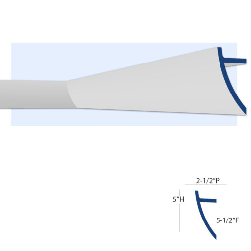 Calabasas Molding for Indirect Lighting