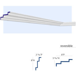 Los Angeles 3-Step Crown Molding
