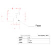 Profile drawing of Cincinnati 3-Step Molding for Indirect Lighting with labeled dimensions showing 3 inch projection and 3 inch height.