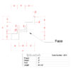 Profile drawing of Cincinnati 3-Step Molding for Indirect Lighting with labeled dimensions showing 5 inch projection and 5 inch height.