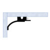 molding profile on wall depicting light direction