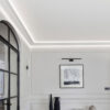 New York 2-Way Molding for Indirect Lighting Installed with Lighting