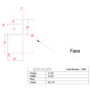 Profile drawing of Asheville Molding for Indirect Lighting with labeled dimensions showing 2-1/2 inch projection and 5-1/2 inch height.
