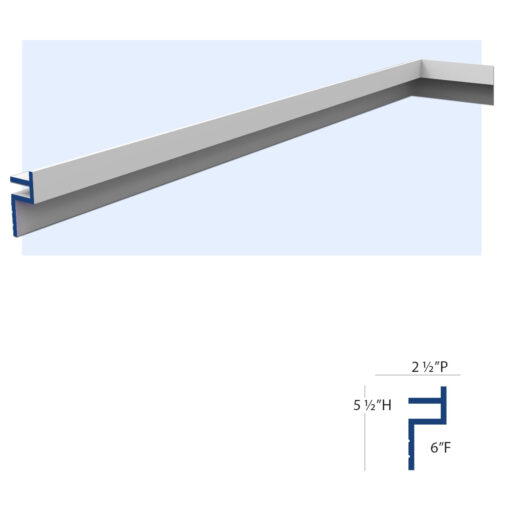 Asheville Molding for Indirect Lighting (Tall)