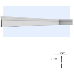 New York Art Deco Baseboard Molding