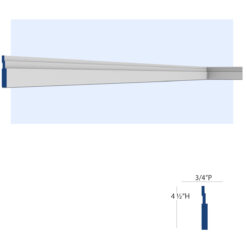 New York Art Deco Baseboard Molding