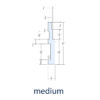 molding dimensional drawing