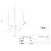 Profile drawing of San Francisco Modern Baseboard with labeled dimensions showing 7-1/4 inch height and 3/4 inch projection.