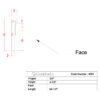 Profile drawing of New York Chair Rail – Door and Window Casing with labeled dimensions showing 4-1/2 inch height and 3/8 inch projection.