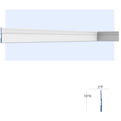 New York Art Deco Baseboard Molding