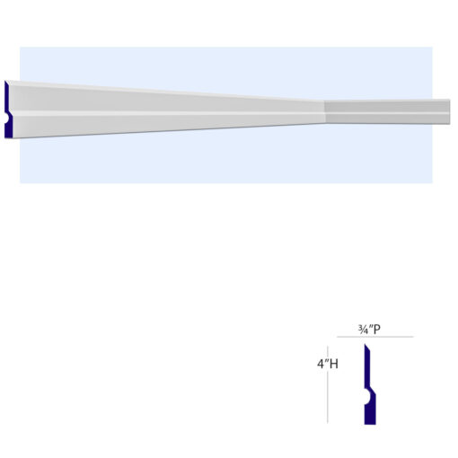 Cincinnati Art Deco Baseboard (Small)