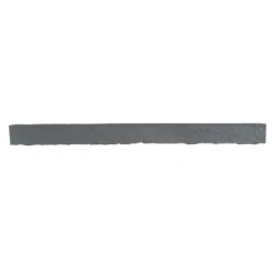 Black Faux Stone Trim - rear view