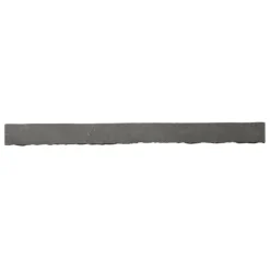 Gray Faux Stone Trim - back