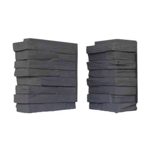 Coal Mine Slate Stone Contemporary Corners