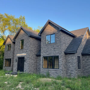 Volcano Ash Ledge Stone Panel Installation Image
