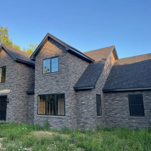 Volcano Ash Ledge Stone Panel Installation Image