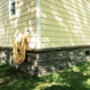 Volcano Ash Ledge Stone Panel Installation on a Mobile Home