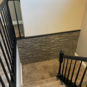 Volcano Ash Ledge Stone Panel Installation Image