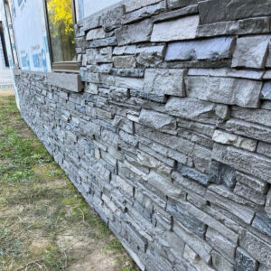 Volcano Ash Ledge Stone Panel Installation Image