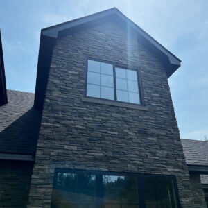 Volcano Ash Ledge Stone Panel Installation Image