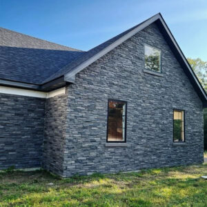 Volcano Ash Ledge Stone Panel Installation Image