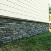 Volcano Ash Ledge Stone Panel Installation on a Mobile Home
