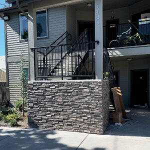 Arizona Trail Stacked Stone Panel Installed