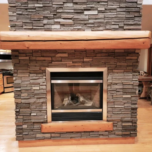 Sierra Nevada Stacked Stone Panel Installation Image