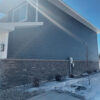 Volcano Ash Stacked Stone Panel Installed on a Town House