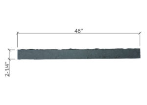 Dimensional Drawing for Front of Sill